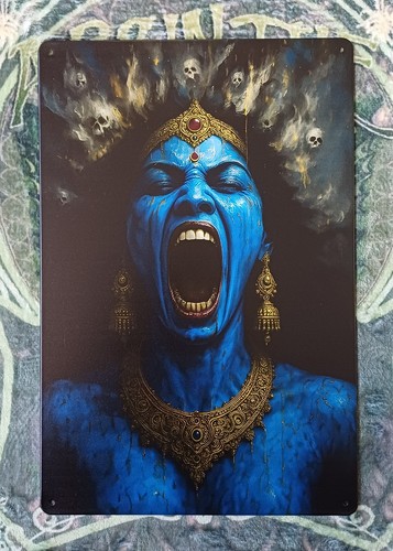 Screaming hindu goddess kali - hindu,