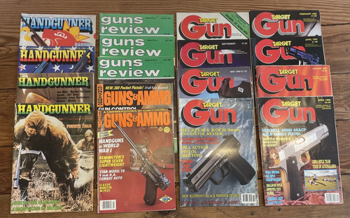 Vintage gun magazines - gun,