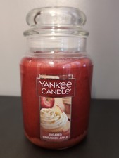 Yankee Candle Sugared Cinnamon Apple Original Large Scented Jar Candle 22 oz NEW