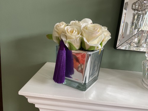 Vase artificial flowers - artificial,