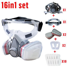 FACE COVER RESPIRATOR MASK FACEPIECE FOR PAINTING WELDING SANDING ASBESTOS MOLD