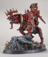 Warhammer Age of Sigmar AOS 40k Khorne Lord On Juggernaut Painted Miniature