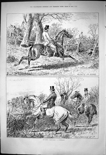 Old hunting sketches - old,