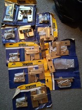 Job lot Solid Brass Door Handles,Hinges, Locks and Latches New old stock