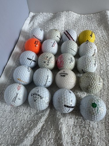 Mixed golf balls - in, good