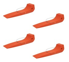 (4 Pk) Plastic Tire Skates for