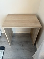 Ikea Small compact simple Desk, oak colour