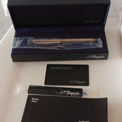 Dupont silver ballpoint - s.t,
