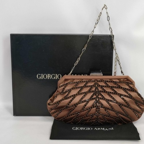 Giorgio armani brown satin - giorgio,