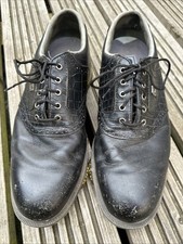 FootJoy DryJoys Tour men Golf shoes Leather Black UK 9 EU 43