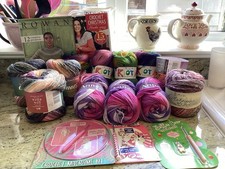 Joblot/Bundle Of Branded Knit/crochet Yarn - Used/unused