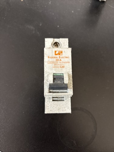 Federal electric mcb amp - electric, 20