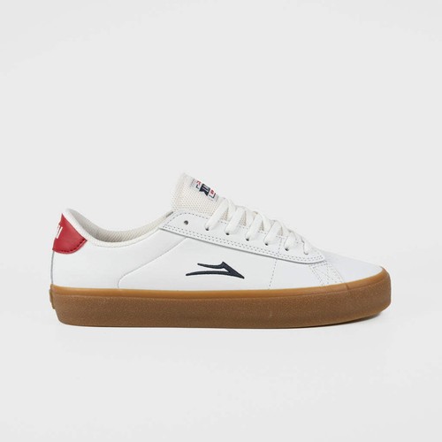 Lakai newport shoes white - newport,