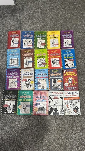 Diary wimpy kid book - book, set