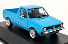 Solido 1/43 - Volkswagen Caddy 14D Pick Up 1990 Blue Diecast Scale Model Car