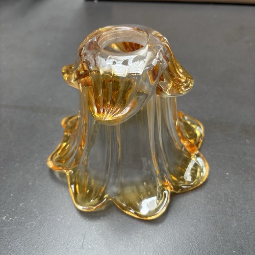 Vintage murano style amber - vintage,