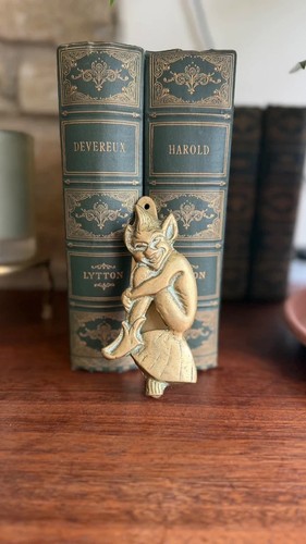 Vintage brass pixie - , door