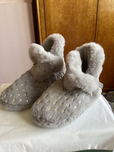 Grey fur ladies - ladies, boots