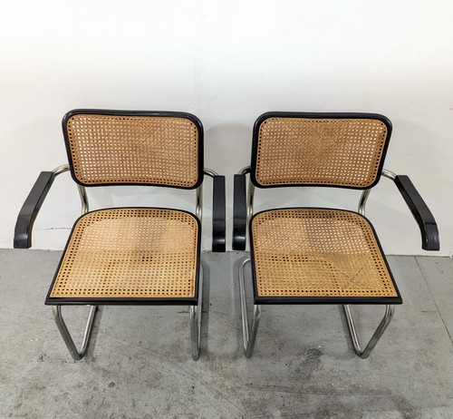 Pair cesca dining chairs - cesca,