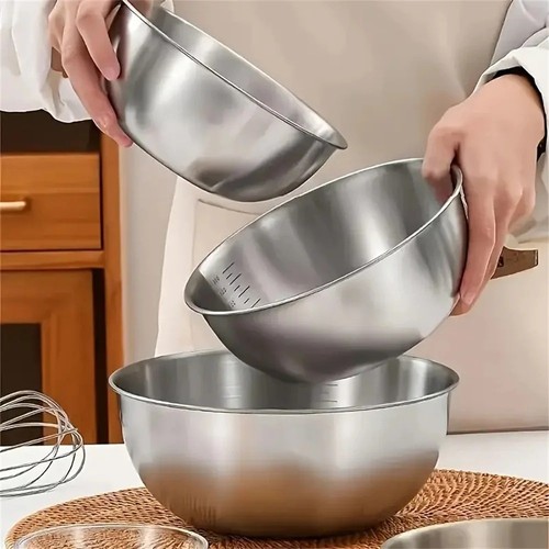 Deep mixing bowl - bowl, stainless