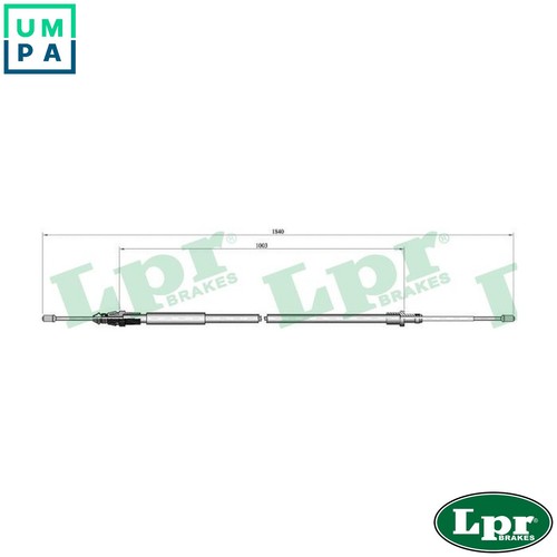 Cable pull parking - pull, brake