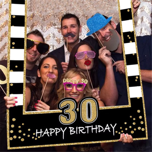 Photo booth props - props, birthday