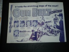 GUN BELT, orig NM folded