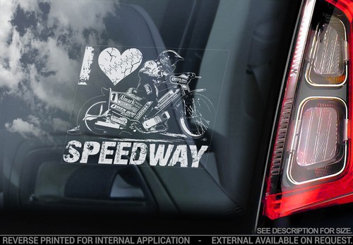 Love speedway car window - -,