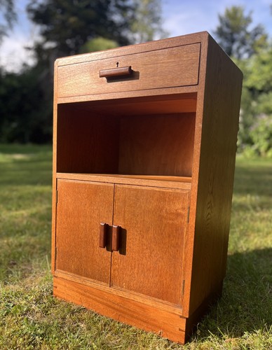 Vintage oak bedside cabinet - vintage, |