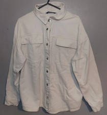 White Denim Jacket Size Large