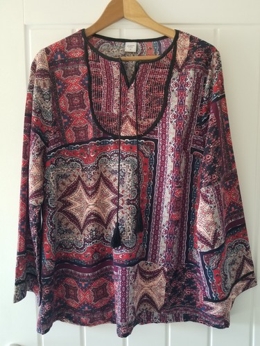 Ladies tassel tie boho tunic - ladies,