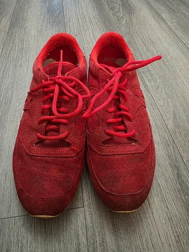 Mens saucony jazz red - , suede