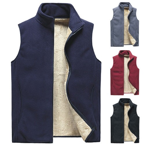 Mens microfleece gilet - mens,