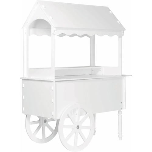 Vintage wooden candy - wooden, cart