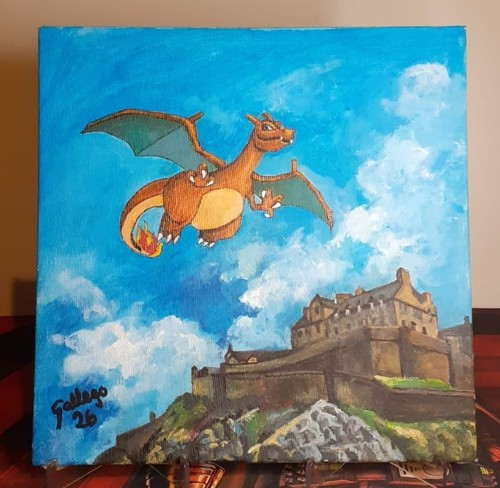 Charizard edinburgh castle - charizard,