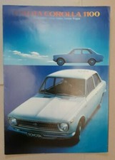 Toyota Corolla 1100 Brochure c.1968 - Sedan  Station Wagon
