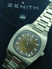 Zenith Pilot Vintage Automatic 2572pc 01-0032-382 Tropic Dial All Original