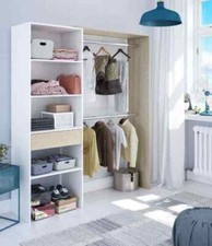 Kubik Oak and White Open Door