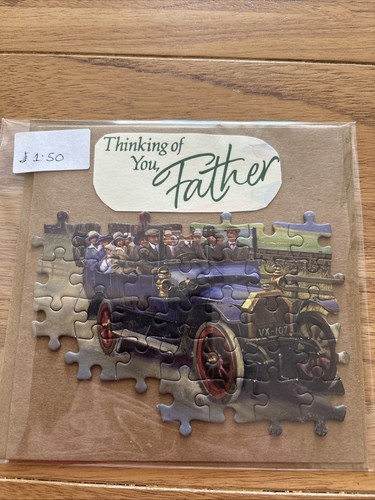 Hand made card - father, vintage