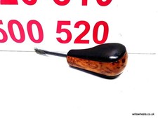 BMW E38 E39 E46 E53 X5 Half Leather Wooden Gearknob Gear Shift Lever Knob Auto