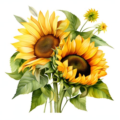 Sunflowers framed wall - framed, art