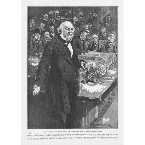 William gladstone last - last, speech