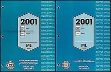 2001 Chevy Astro GMC Safari Van Service Manual Set OEM Repair Shop Books