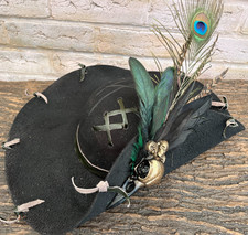BLACK Distressed Pirate Hat