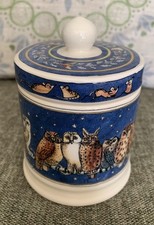 Emma Bridgewater Owl,  Barn, Snowy, Little Tawny Candle Pot Brand New