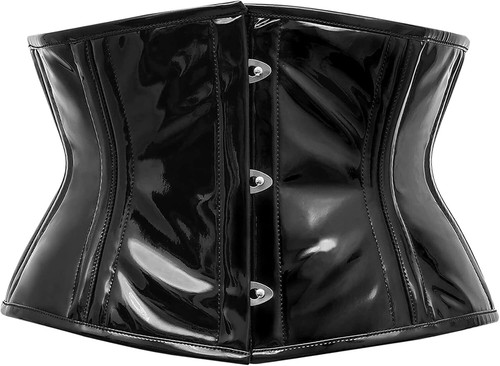 Shiny pvc under bust - bust, corset