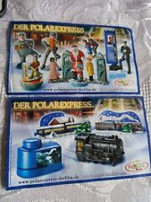 Lovely Kinder egg xmas toys - The Polar Express movie 2004 - train elf conductor