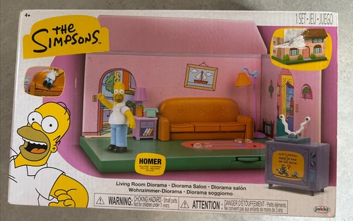 The simpsons living room - the,
