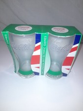 2x Coca Cola Glass London 2012