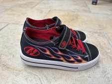 Heelys Unisex Snazzy Talon Heel Shoes Black Yellow Red Flame UK Kids Size 2